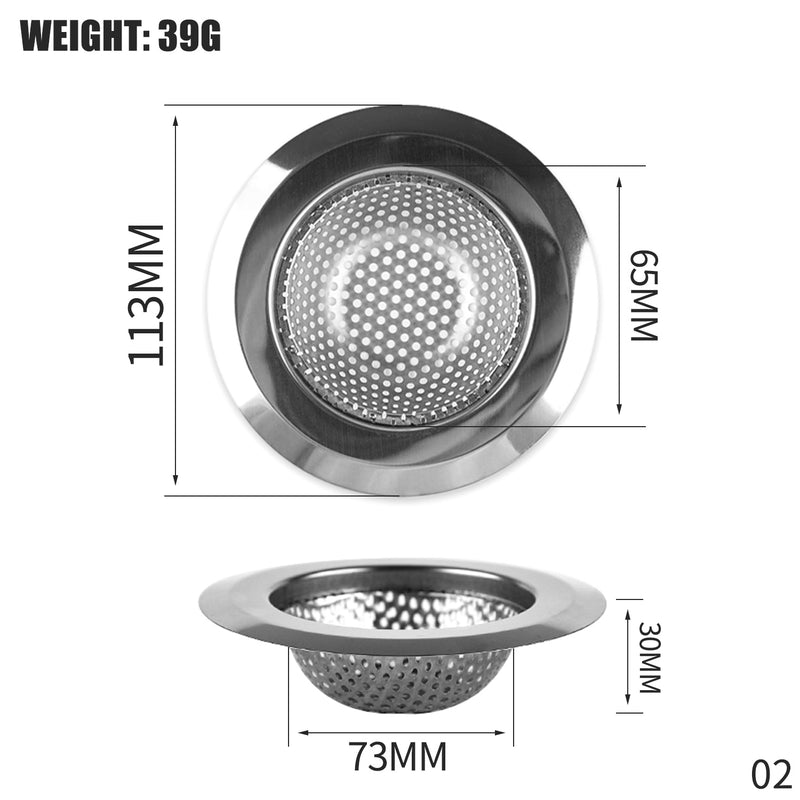 Ralo para pia de Cozinha em Aço Inox